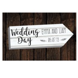 wedding sign