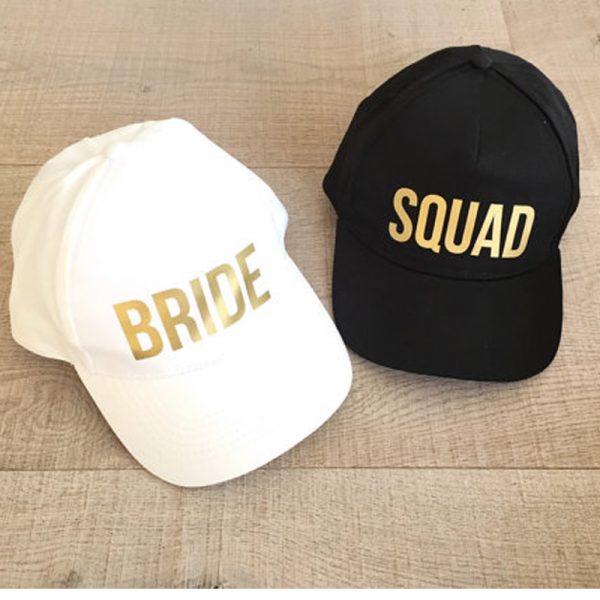 bride squad baseball cap