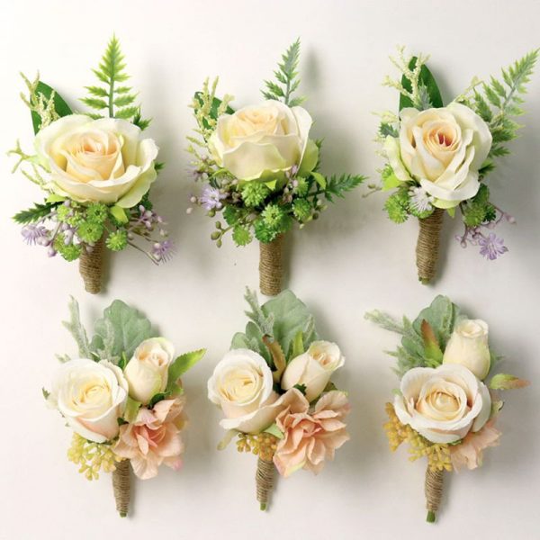 buttonhole silk flowers