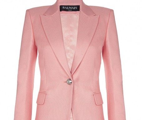 Jackets our favourite smart and chic choices for spring pink balmain jacket