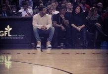 Drake looks smooth courtside in Kanye West dranke courtside